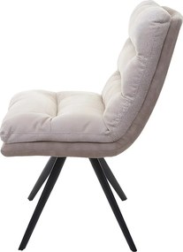 Krzesło do jadalni MCW-G66 (zestaw 6 sztuk),  kremowy