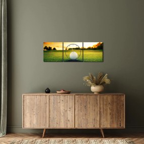 Obraz - Golf (z zegarem) (90x30 cm)