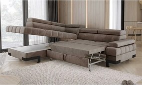 Narożnik SELVA L z funkcją spania i pojemnikiem Lewostronny w tkaninie SALVADOR 12 WERSAL