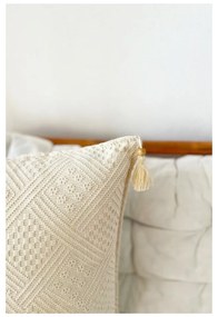 Poszewki na poduszki zestaw 4 szt. z bio bawełny 43x43 cm Natural – Mila Home