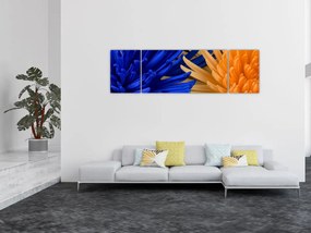 Szczegółowy obraz kwiatów (170x50 cm)
