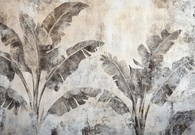 Fototapeta - Drzewo bananowe na ścianie (196x136 cm)