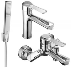 Mexen Sabre R72 zestaw wannowy, chrom - 72103R72-00