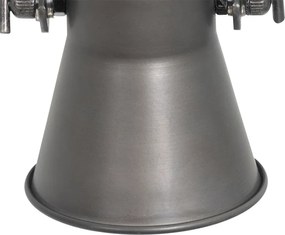 Rustykalny reflektor czarny z drewnem regulowanym - Jelle