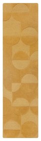 Dywan chodnikowy wełniany w odcieniach ochry 60x230 cm Gigi – Flair Rugs