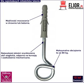 Haki do zawieszenia huśtawki S3-W87