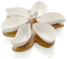 Miska do serwowania przekąsek Brandani Tranches, 23,5 x 26 cm