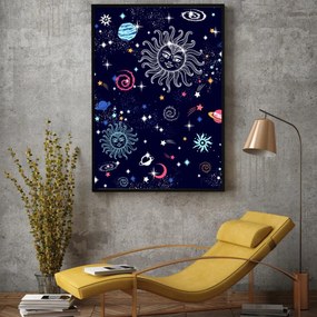 Plakat - Bajkowy kosmos (A4)