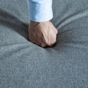 Outsunny 5-osobowy zestaw mebli ogrodowych, wyspa słoneczna, sofa ogrodowa z baldachimem, w zestawie poduszki, Biały + Szary