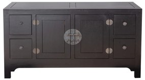 Komoda Modern 137x45x76cm black