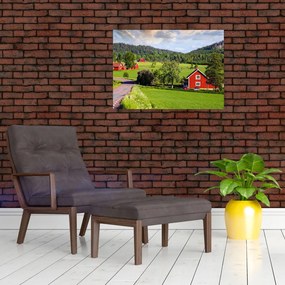 Obraz wsi (70x50 cm)