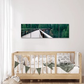 Obraz - Most do wierzchołków drzew (170x50 cm)