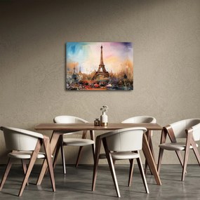 Obraz - Obraz wieży Eiffla (70x50 cm)
