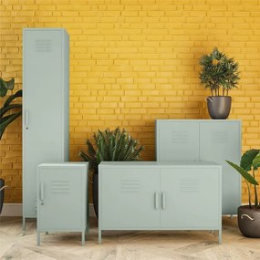 Zielona metalowa szafka 100x64x40 cm Mission District – Støraa