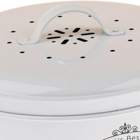 Metalowy pojemnik na kompost z filtrem węglowym 8 l