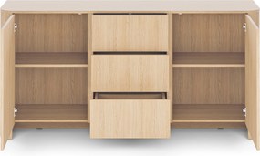 Komoda Sorrenti 168 cm z szufladami - dąb vicenza