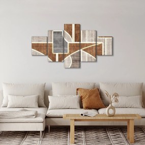 Obraz - Kształty (125x70 cm)
