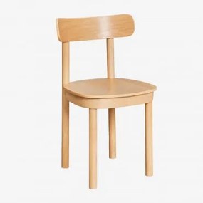 Krzesło Jadalniane Z Drewna Taleri Drewno Rustykalne - Sklum