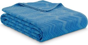 Koc frotte 130x190 cm różowy