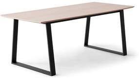 Naturalny rozkładany stół z blatem w dekorze dębu 100x210 cm Meza – Hammel Furniture