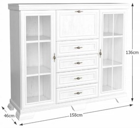 Komoda KORA KK7, sosna andersen