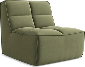 Moduł - z tkaniny welwetowej - oliwkowy - KALAI