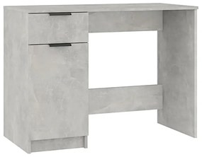 Biurko 100 cm w kolorze szarego betonu - Reves
