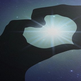 Obraz - Miłość symboliczna (170x50 cm)
