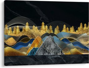 Obraz - Złote Góry (70x50 cm)
