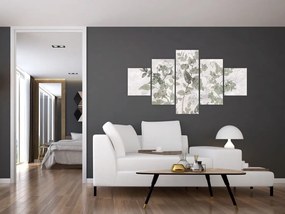 Obraz - Rośliny w gipsie (125x70 cm)