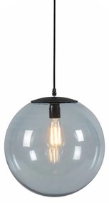 Lampa wisząca w stylu art deco szara 35 cm - Pallon ArtDeco Oswietlenie wewnetrzne