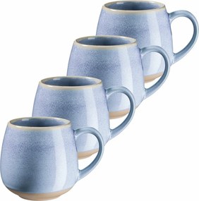 Mäser Zestaw dużych kubków 4 szt. AQUATA – 500 ml,niebieski, 500 ml