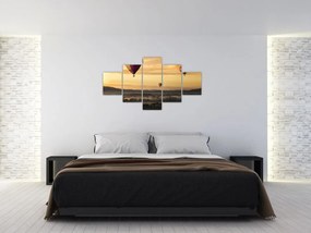 Obraz - latające balony (125x70 cm)
