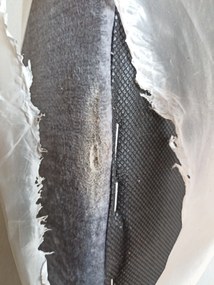 PROMOCJA Ciemnoszara rozkładana sofa narożna CAVELO, dwustronna II. gatunek