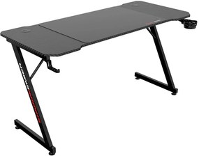 Biurko czarne gamingowe 140 cm H7-M70