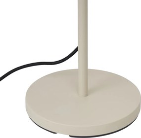 Zewnętrzna lampa podłogowa beżowa z białym kloszem IP65 - Virginia