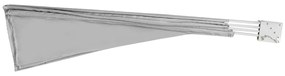 Wachlarz, osłona balkonowa, 140 cm, w 2 kolorach-szary