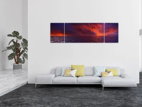 Obraz morza z ptakami (170x50 cm)