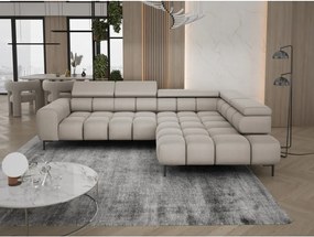 Narożnik PLAZA L wolnostojący Prawostronny w tkaninie Promocyjnej SOLAR 16 WERSAL