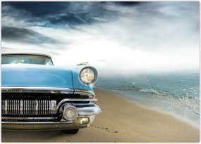 Obraz - Kabriolet w stylu vintage (70x50 cm)