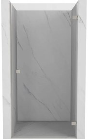 Mexen Lunar-B drzwi prysznicowe uchylne prawe 100 cm, transparent, nikiel szczotkowany - 832-100-000-97-00-P