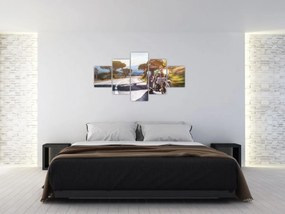 Obraz - Motocyklista (125x70 cm)