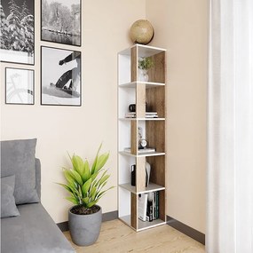 Półka narożna sonoma 33.3x33.3x162.2 lio