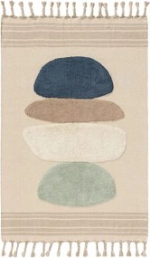 Bawełniany dywan z abstrakcyjnym wzorem Gibson