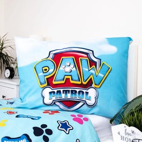 Bawełniana fluorescencyjna pościel dziecięca jednoosobowa 140x200 cm Paw Patrol – Jerry Fabrics