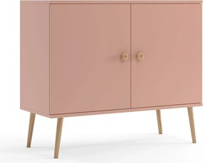 Różowa komoda w stylu skandynawskim L5-G03