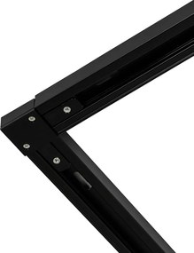 Nowoczesny system szynowy jednofazowy 5-punktowy czarny ze złotem - Gissi