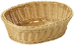 Koszyk na pieczywo, owoce, pleciony, 29,5 x 23 cm, beżowy, Kesper