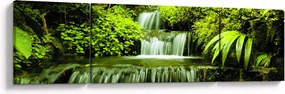 Obraz - Indonezyjskie wodospady (170x50 cm)