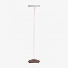 Ulenia Bezprzewodowa Zewnętrzna Lampa Solarna Led Na Podłogę Wędzony Brąz - Sklum
